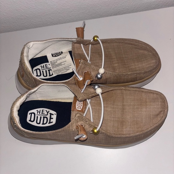 Hey Dude women Tan Casual Shoes 8 - Picture 2 of 5